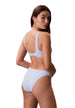 Maillot de bain Calvin Klein Jeans couleur bleu azur — vue 5