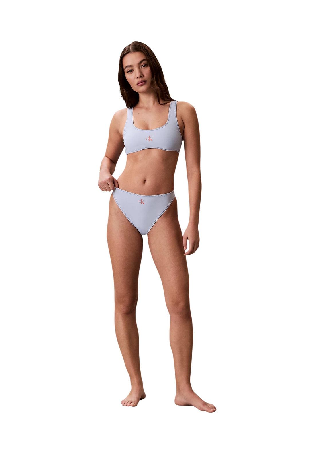 Maillot de bain Calvin Klein Jeans couleur bleu azur — vue 3
