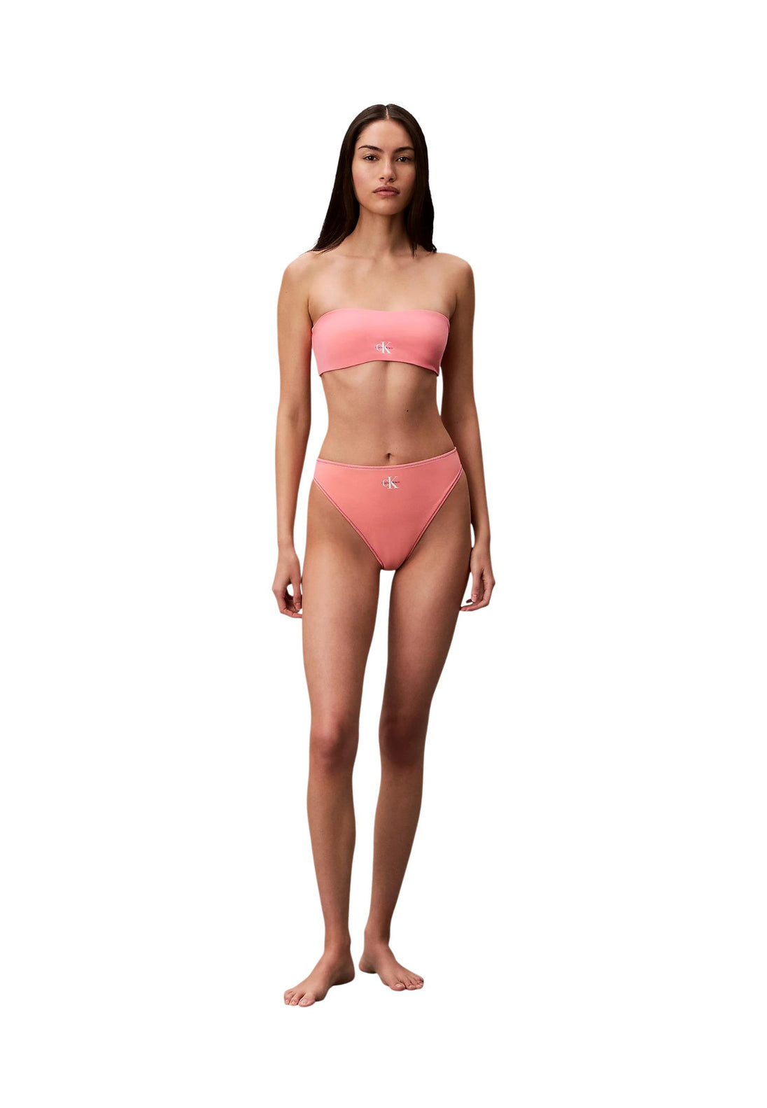 Maillot de bain Calvin Klein Jeans couleur rose — vue 5