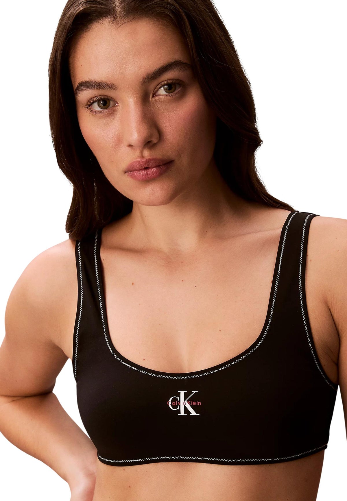 Maillot de bain Calvin Klein Jeans couleur noir