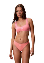 Maillot de bain Calvin Klein Jeans couleur rose — vue 5