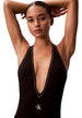 Maillot de bain Calvin Klein Jeans couleur noir — vue 4