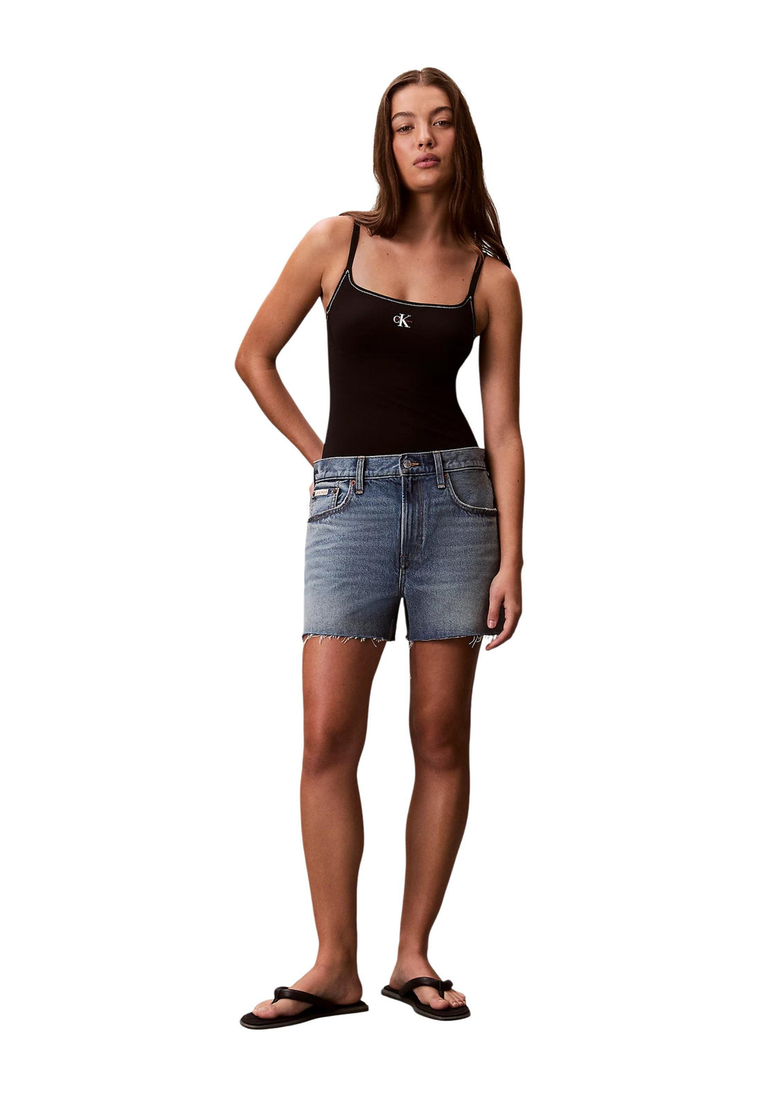 Maillot de bain Calvin Klein Jeans couleur noir — vue 3