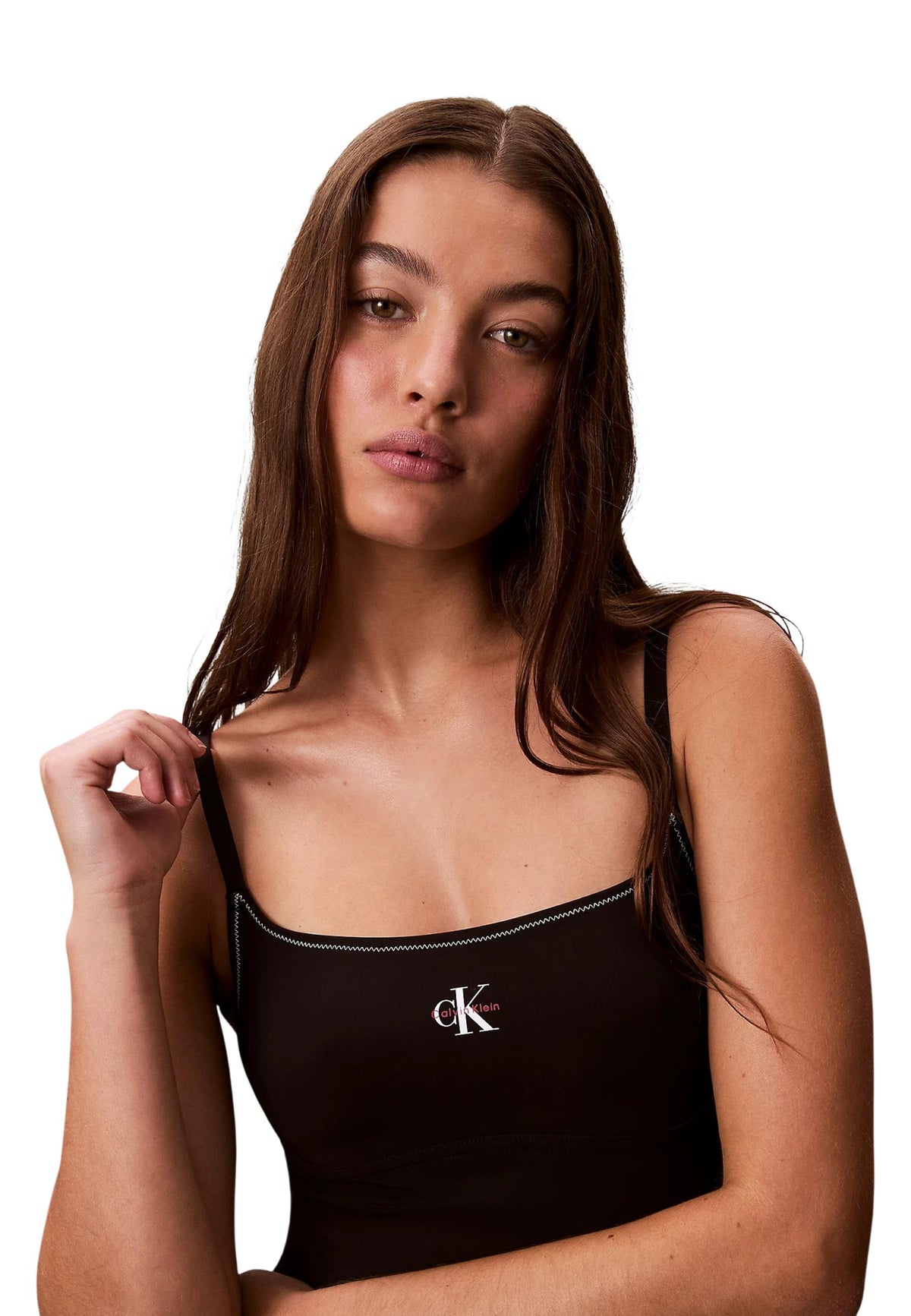 Maillot de bain Calvin Klein Jeans couleur noir — vue 2
