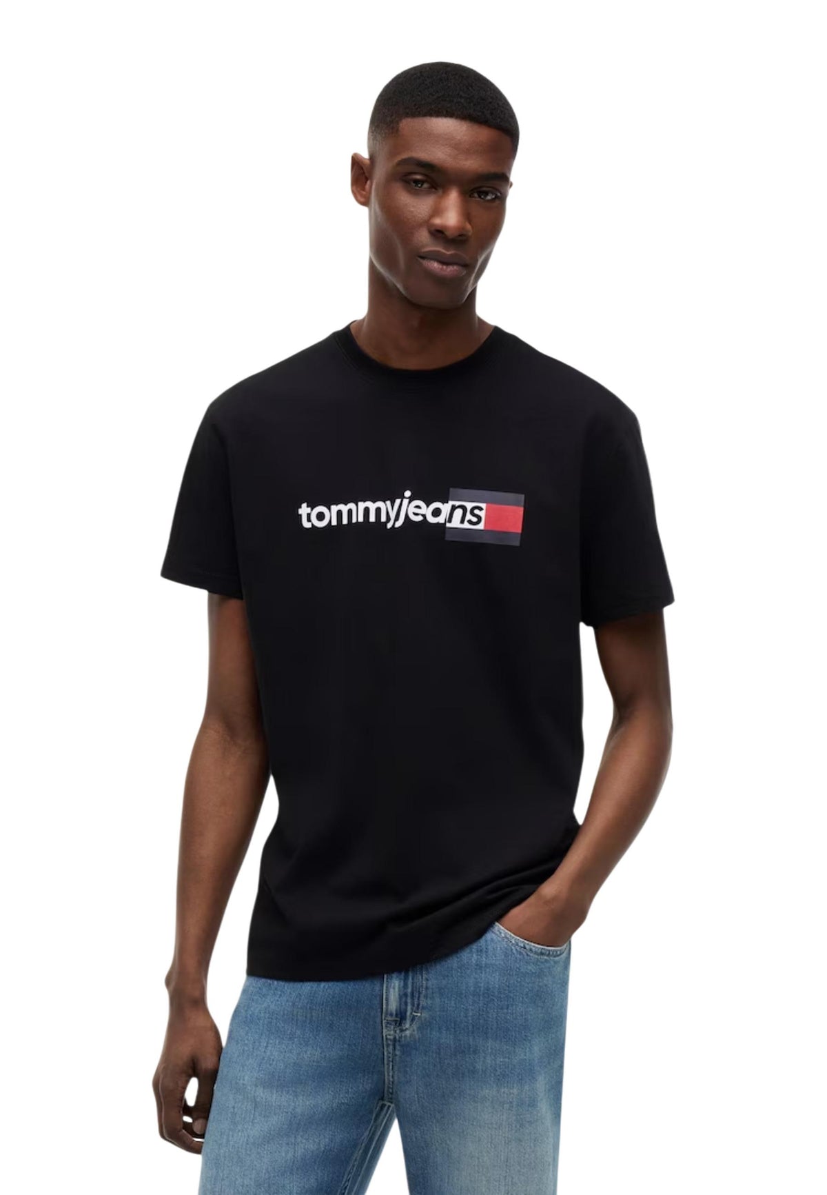 T-shirt Tommy Hilfiger Jeans couleur noir