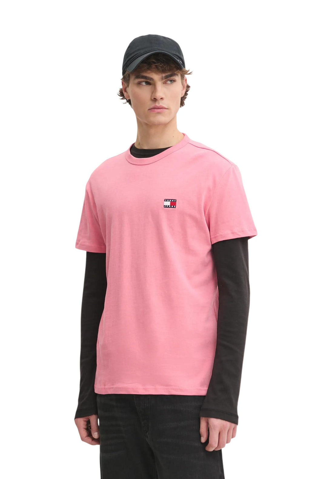 T-shirt Tommy Hilfiger Jeans couleur rose