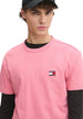 T-shirt Tommy Hilfiger Jeans couleur rose — vue 4