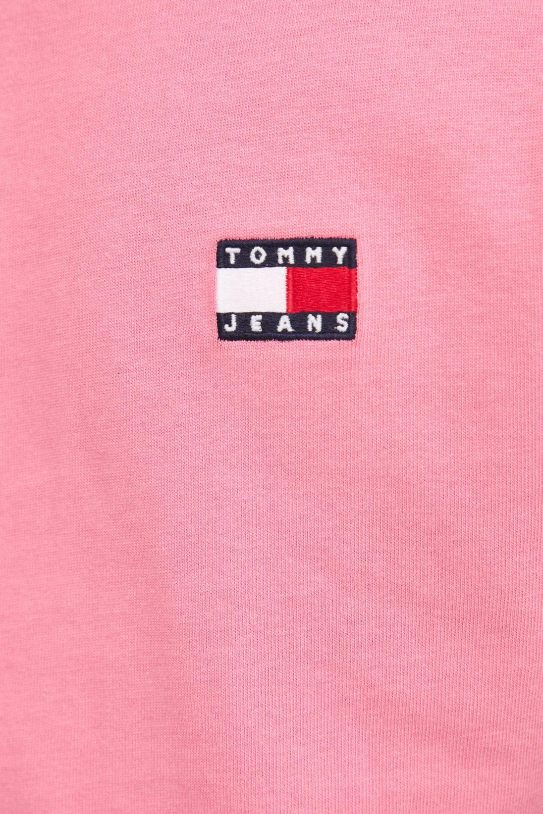 T-shirt Tommy Hilfiger Jeans couleur rose — vue 5