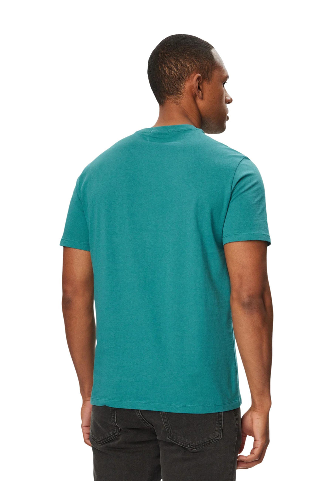 T-shirt Calvin Klein Jeans couleur vert — vue 3