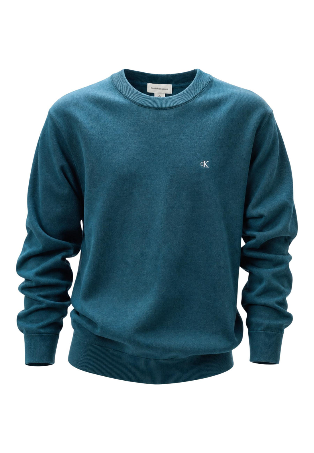 Pull Calvin Klein Jeans couleur vert — vue 4