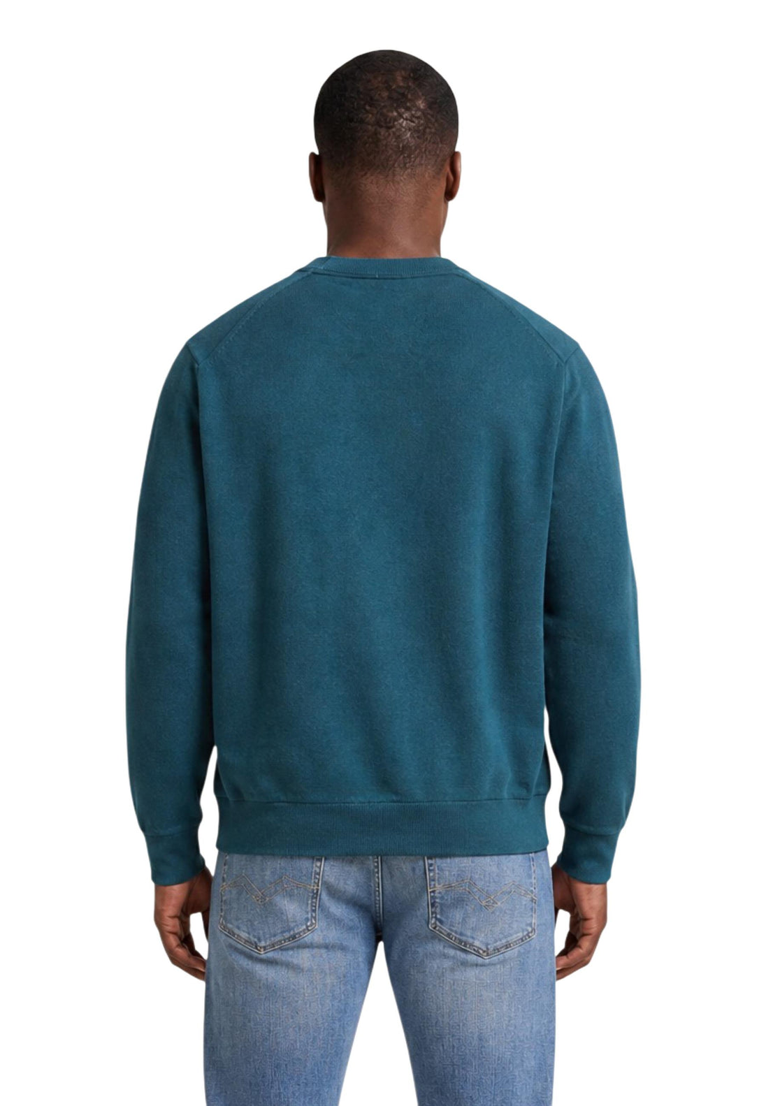 Pull Calvin Klein Jeans couleur vert — vue 3