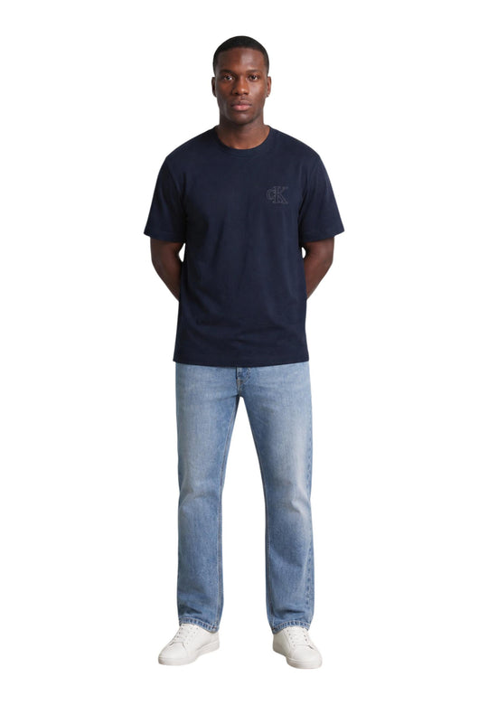 T-shirt Calvin Klein Jeans couleur bleu — vue 2