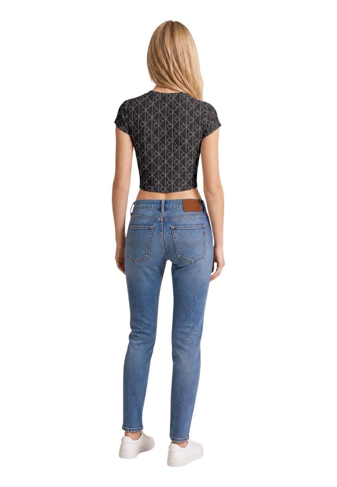 T-shirt Calvin Klein Jeans couleur gris — vue 2