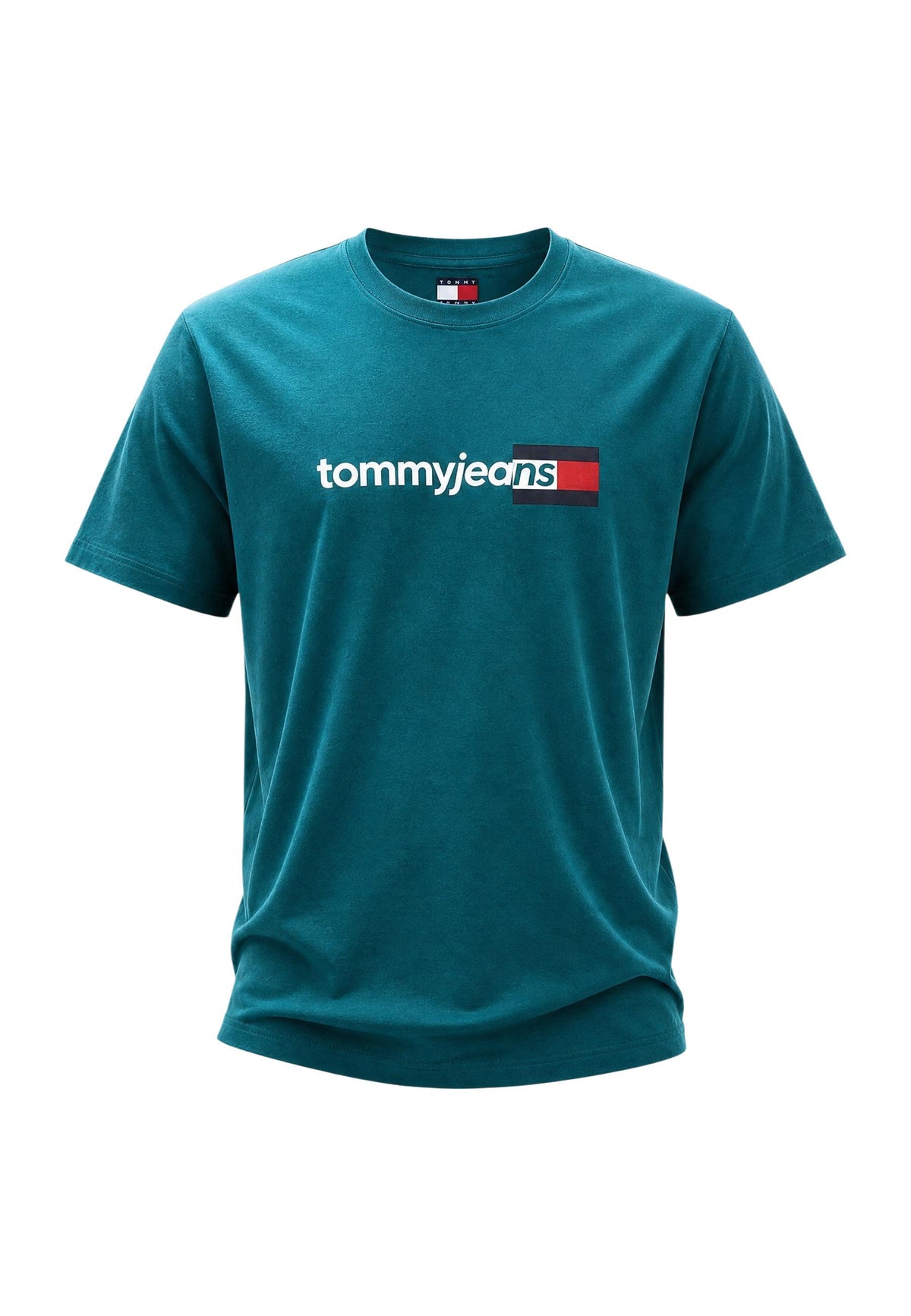 T-shirt Tommy Hilfiger Jeans couleur vert — vue 2