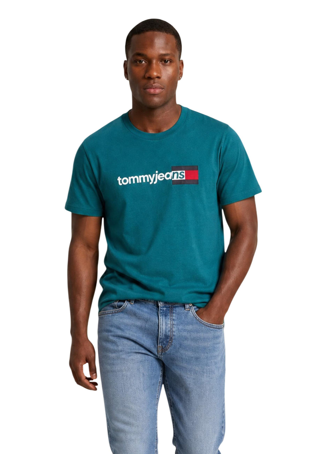T-shirt Tommy Hilfiger Jeans couleur vert