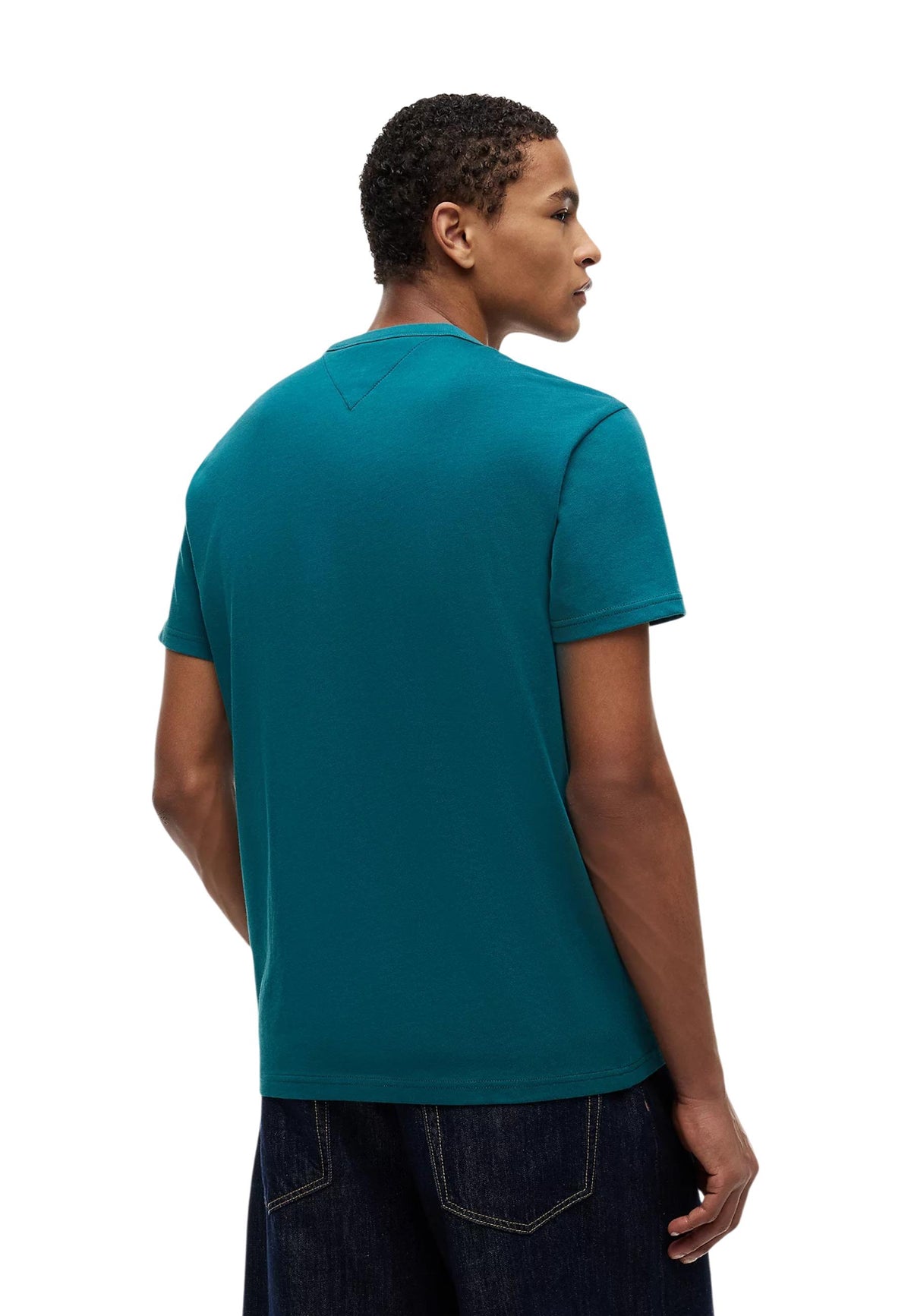 T-shirt Tommy Hilfiger Jeans couleur vert — vue 3