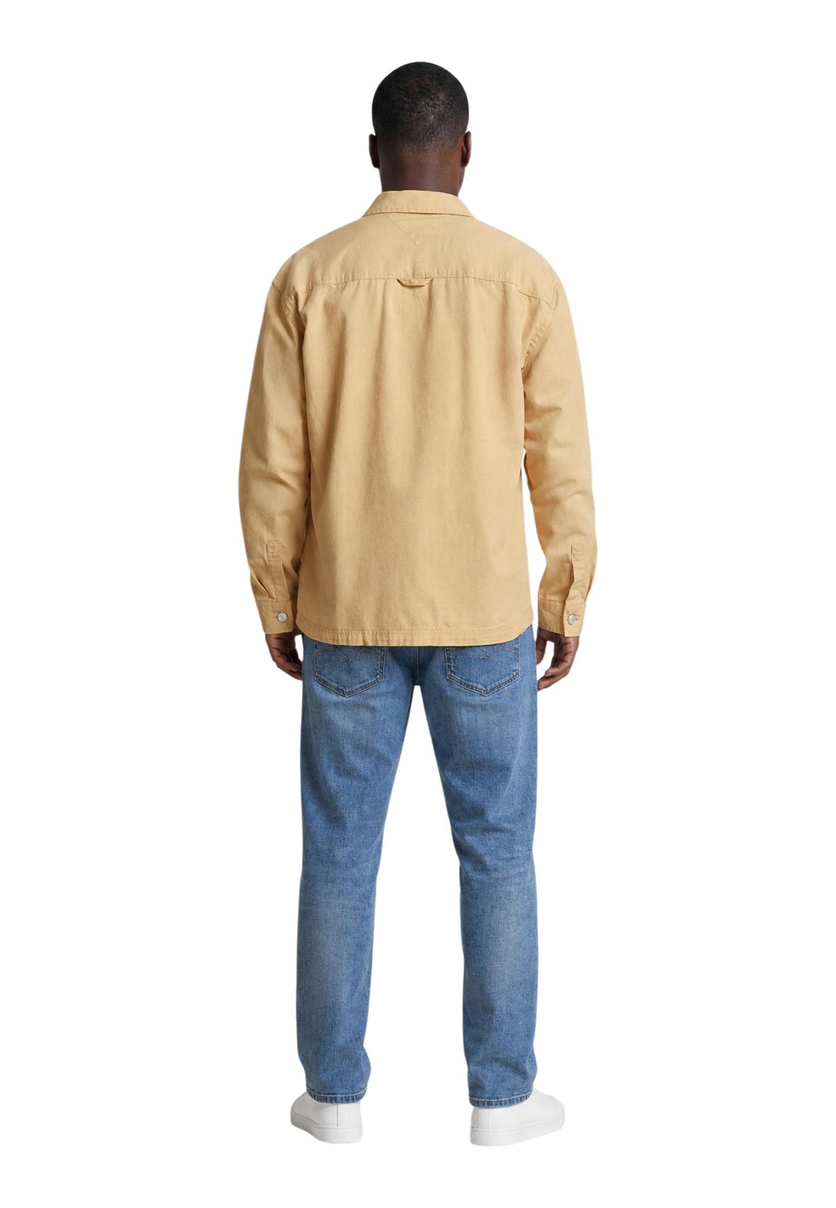 Chemise Tommy Hilfiger Jeans couleur beige — vue 5