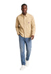 Chemise Tommy Hilfiger Jeans couleur beige — vue 3