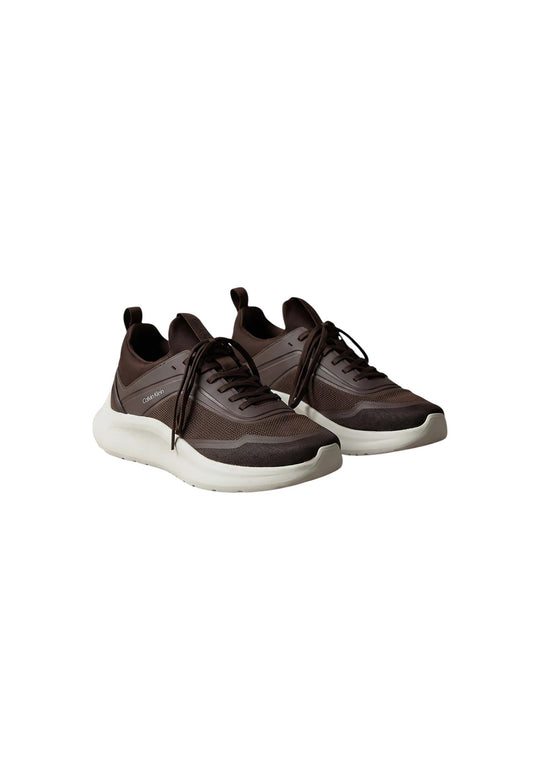 Baskets Calvin Klein couleur marron — vue 2
