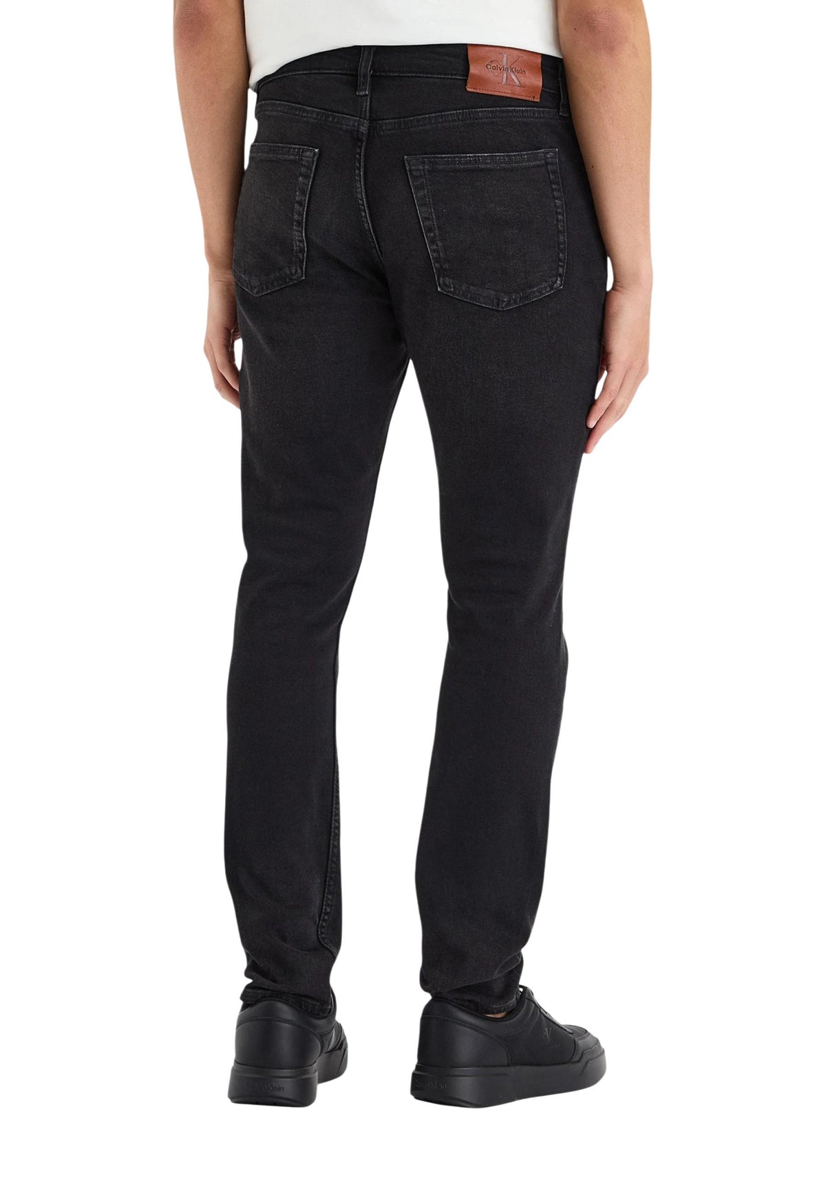 Jean Calvin Klein Jeans couleur noir — vue 3