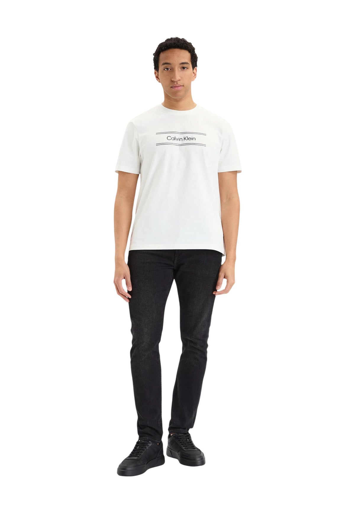 Jean Calvin Klein Jeans couleur noir — vue 2