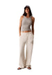 Pantalon Calvin Klein Jeans couleur blanc — vue 4