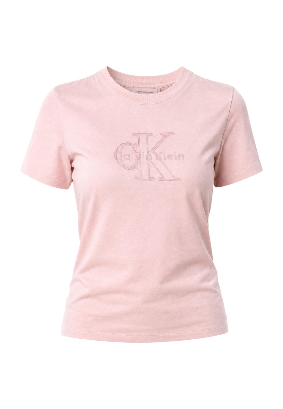 T-shirt Calvin Klein Jeans couleur rose — vue 2