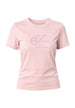 T-shirt Calvin Klein Jeans couleur rose — vue 2