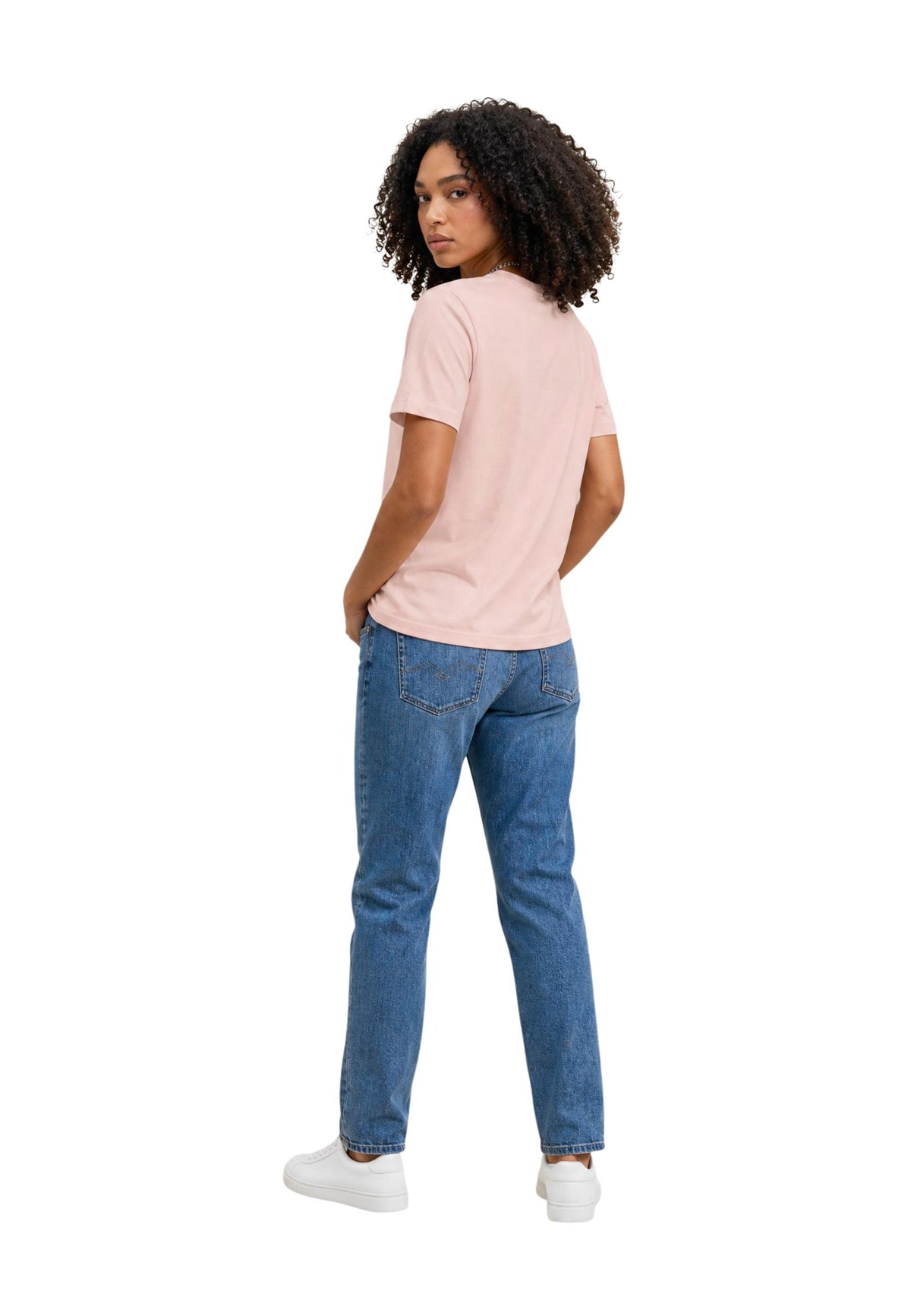 T-shirt Calvin Klein Jeans couleur rose — vue 4