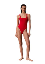 Maillot de bain Calvin Klein Jeans couleur rouge