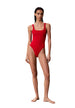 Maillot de bain Calvin Klein Jeans couleur rouge