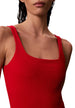 Maillot de bain Calvin Klein Jeans couleur rouge — vue 2