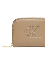 Portefeuille Calvin Klein couleur beige — vue 4