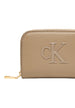 Portefeuille Calvin Klein couleur beige — vue 4
