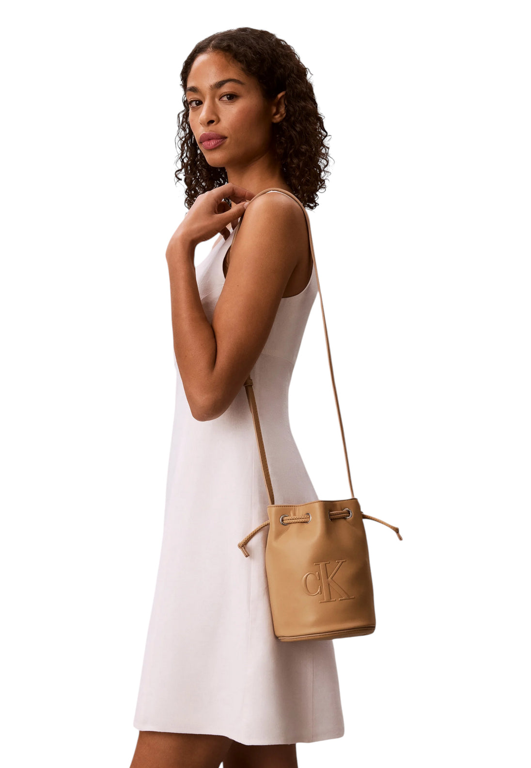 Sac Calvin Klein couleur beige — vue 2