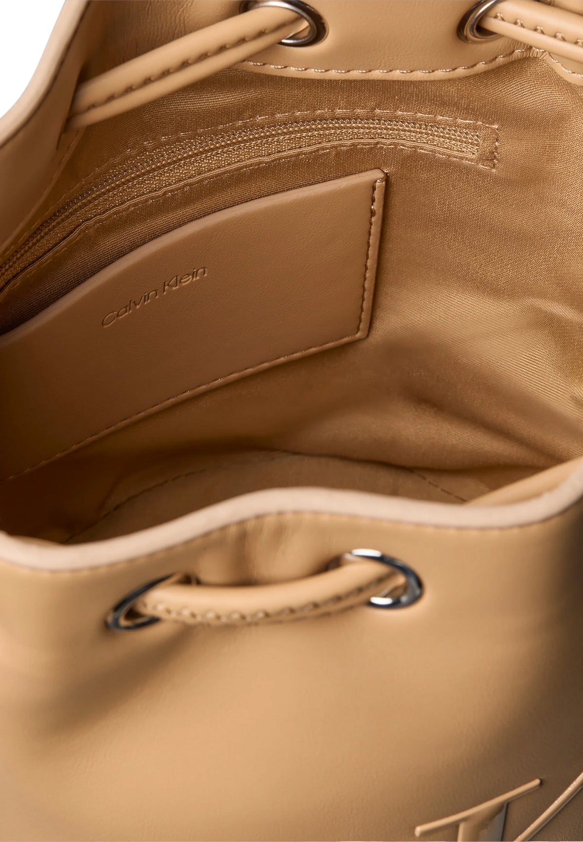Sac Calvin Klein couleur beige — vue 3