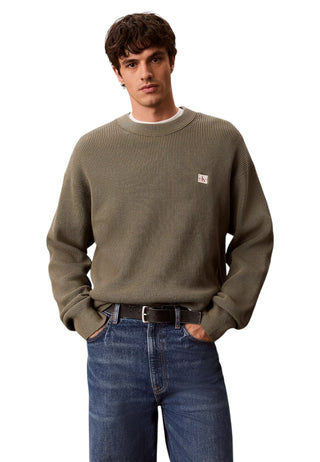 Pull Calvin Klein Jeans couleur vert