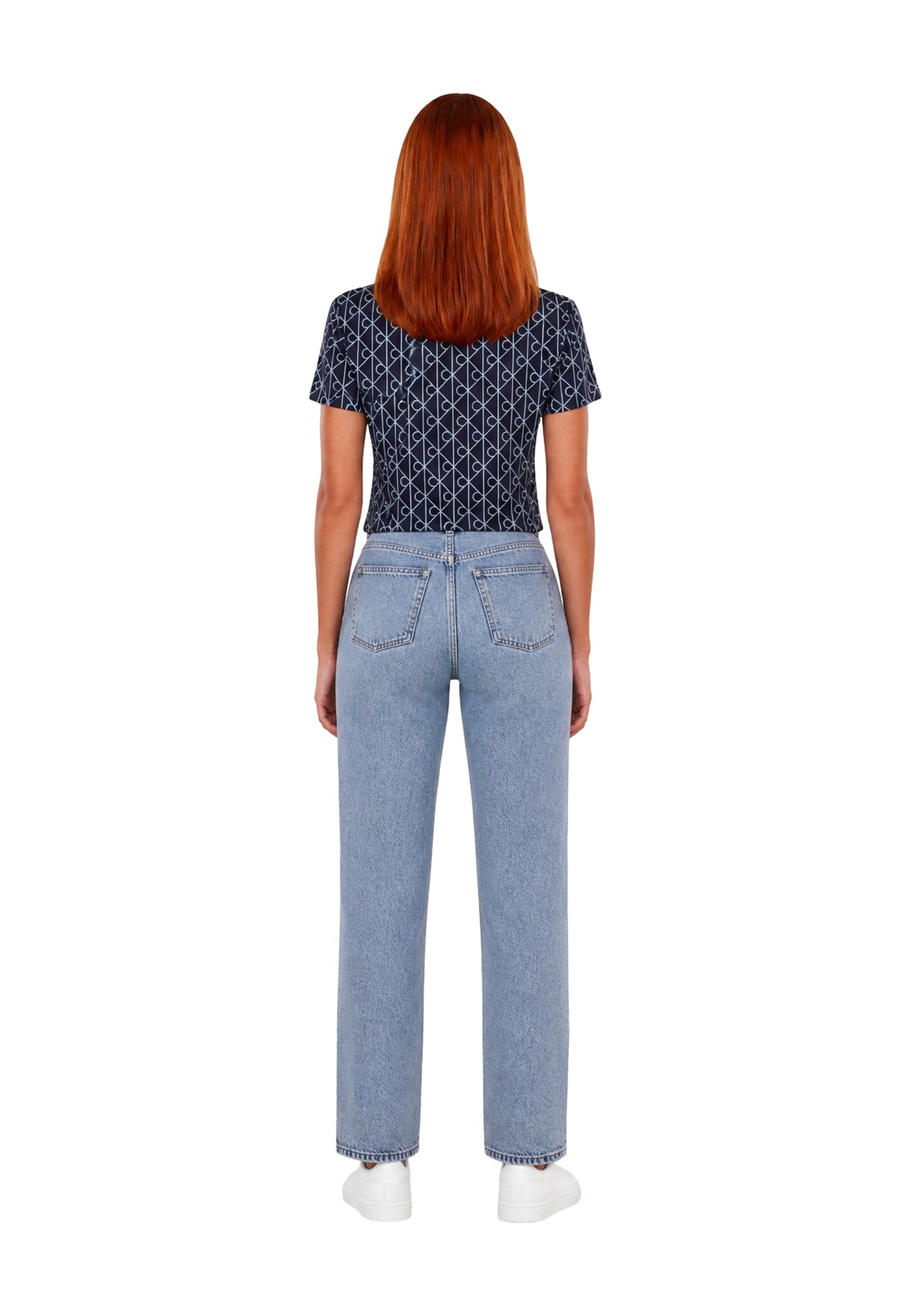 T-shirt Calvin Klein Jeans couleur bleu — vue 5