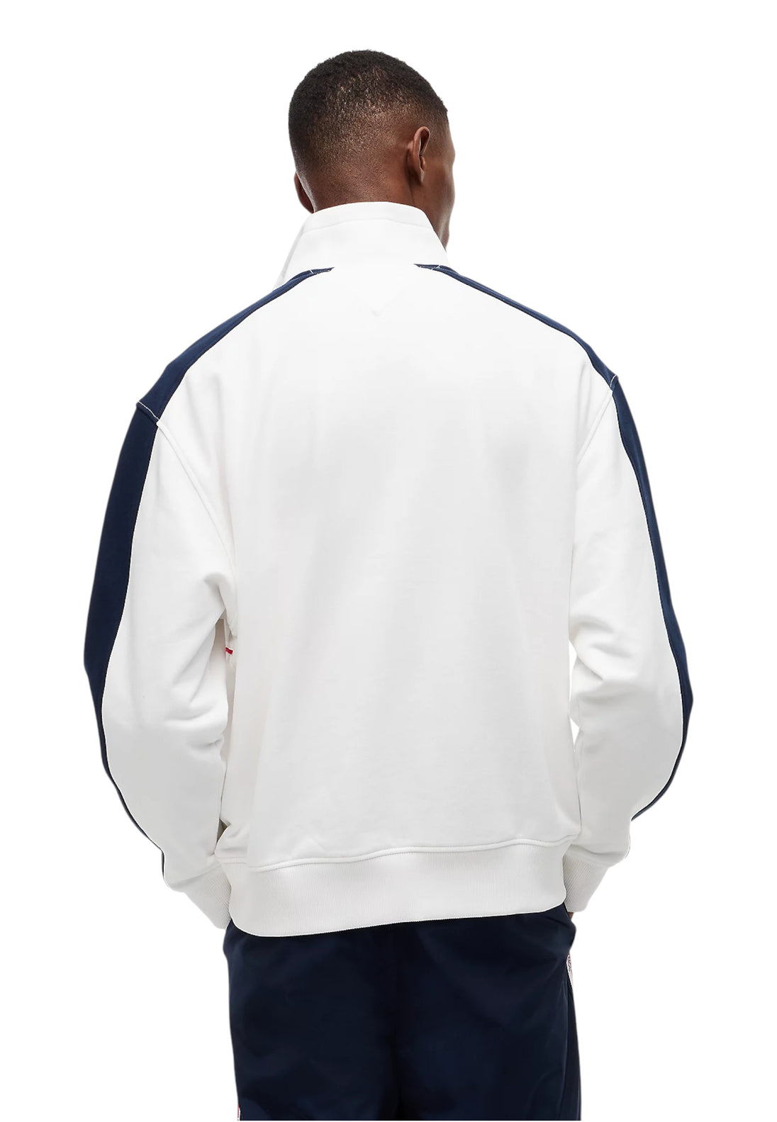 Sweat Tommy Hilfiger Jeans couleur blanc — vue 4