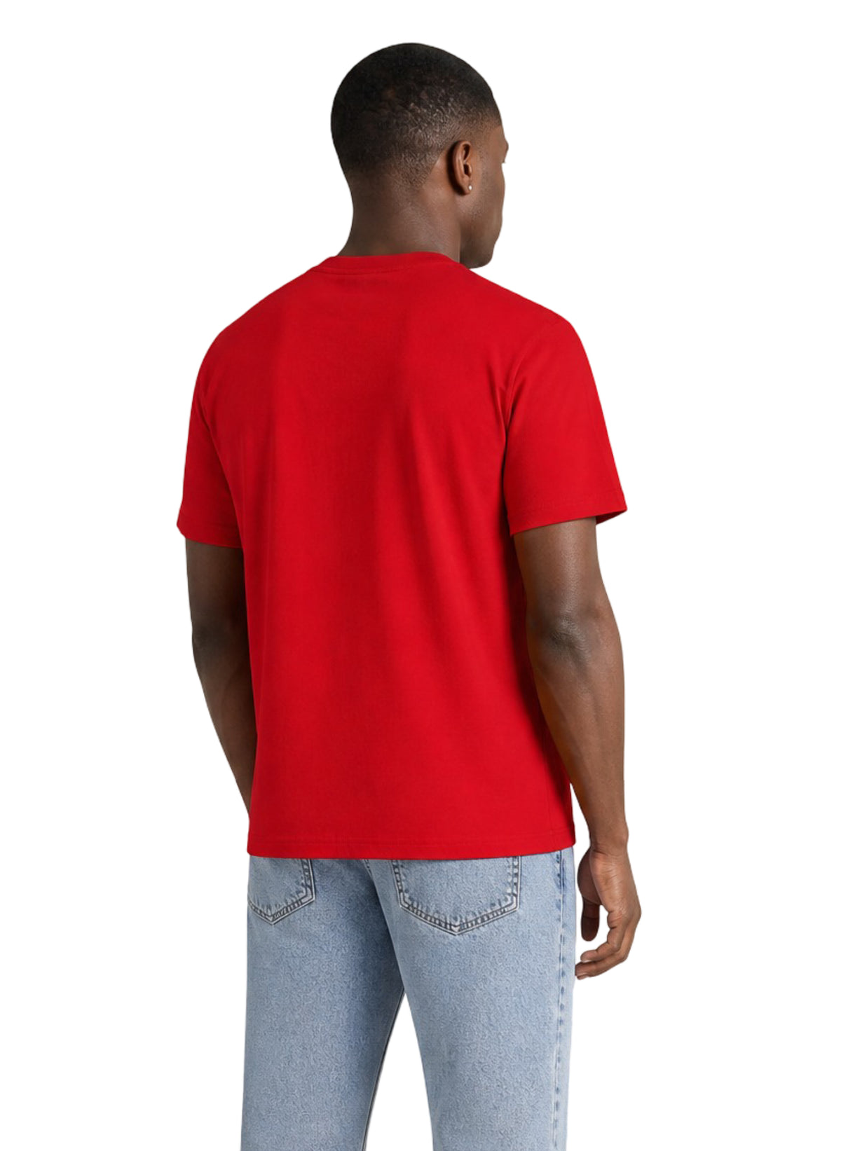 T-shirt Tommy Hilfiger Jeans couleur rouge — vue 4