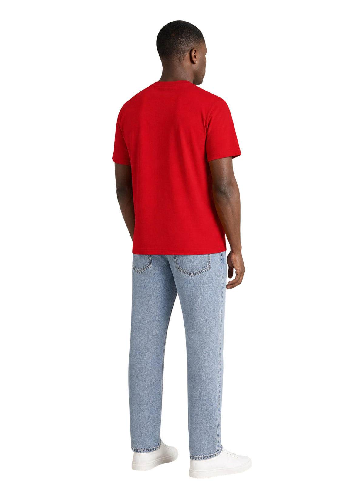 T-shirt Tommy Hilfiger Jeans couleur rouge — vue 3