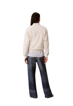 Sweat Calvin Klein Jeans couleur blanc — vue 4