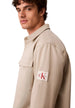 Chemise Calvin Klein Jeans couleur beige — vue 2