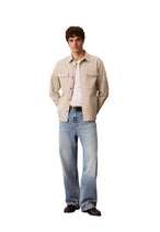 Chemise Calvin Klein Jeans couleur beige — vue 3