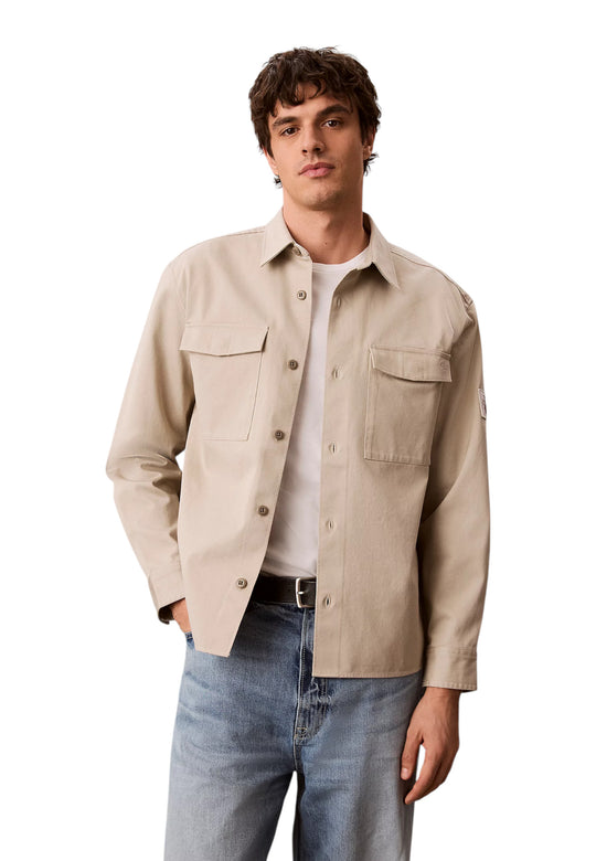 Chemise Calvin Klein Jeans couleur beige