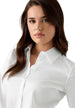 Chemise Guess couleur blanc — vue 4