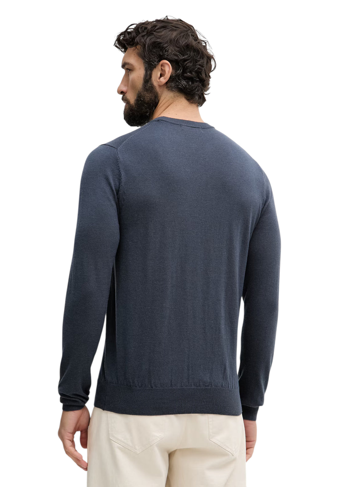 Pull Guess couleur bleu — vue 3