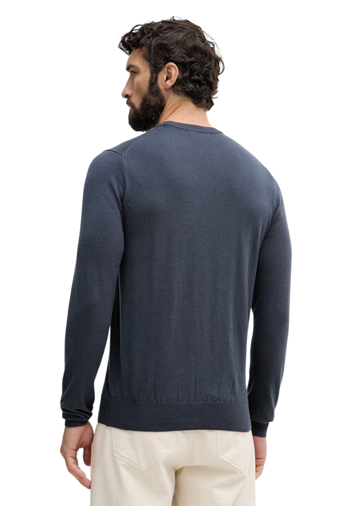 Pull Guess couleur bleu — vue 3