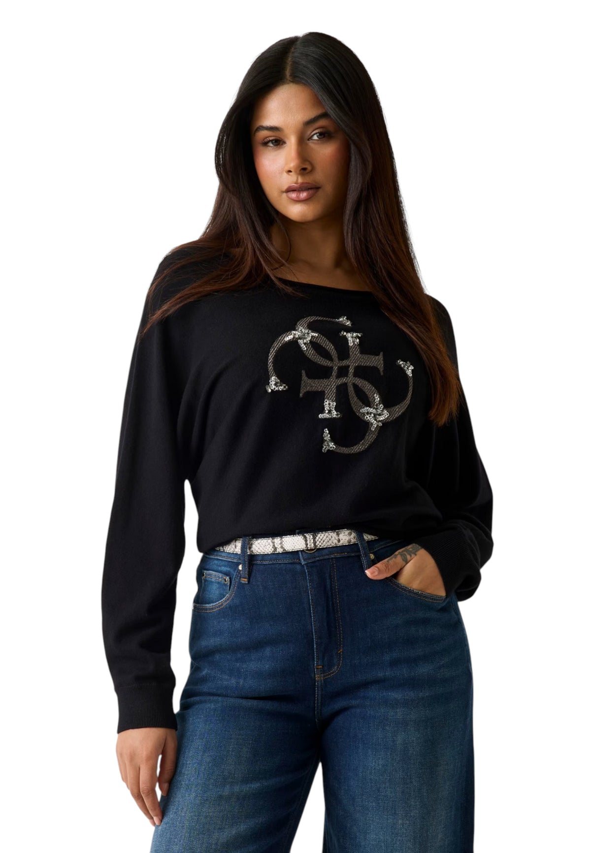 Pull Guess couleur noir
