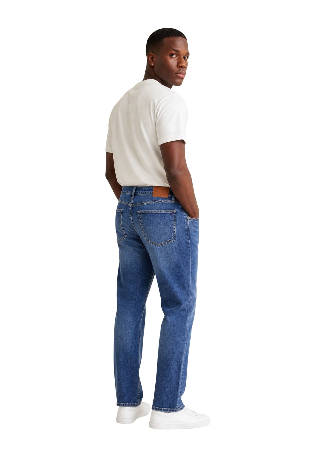 Jean Tommy Hilfiger Jeans couleur bleu — vue 3